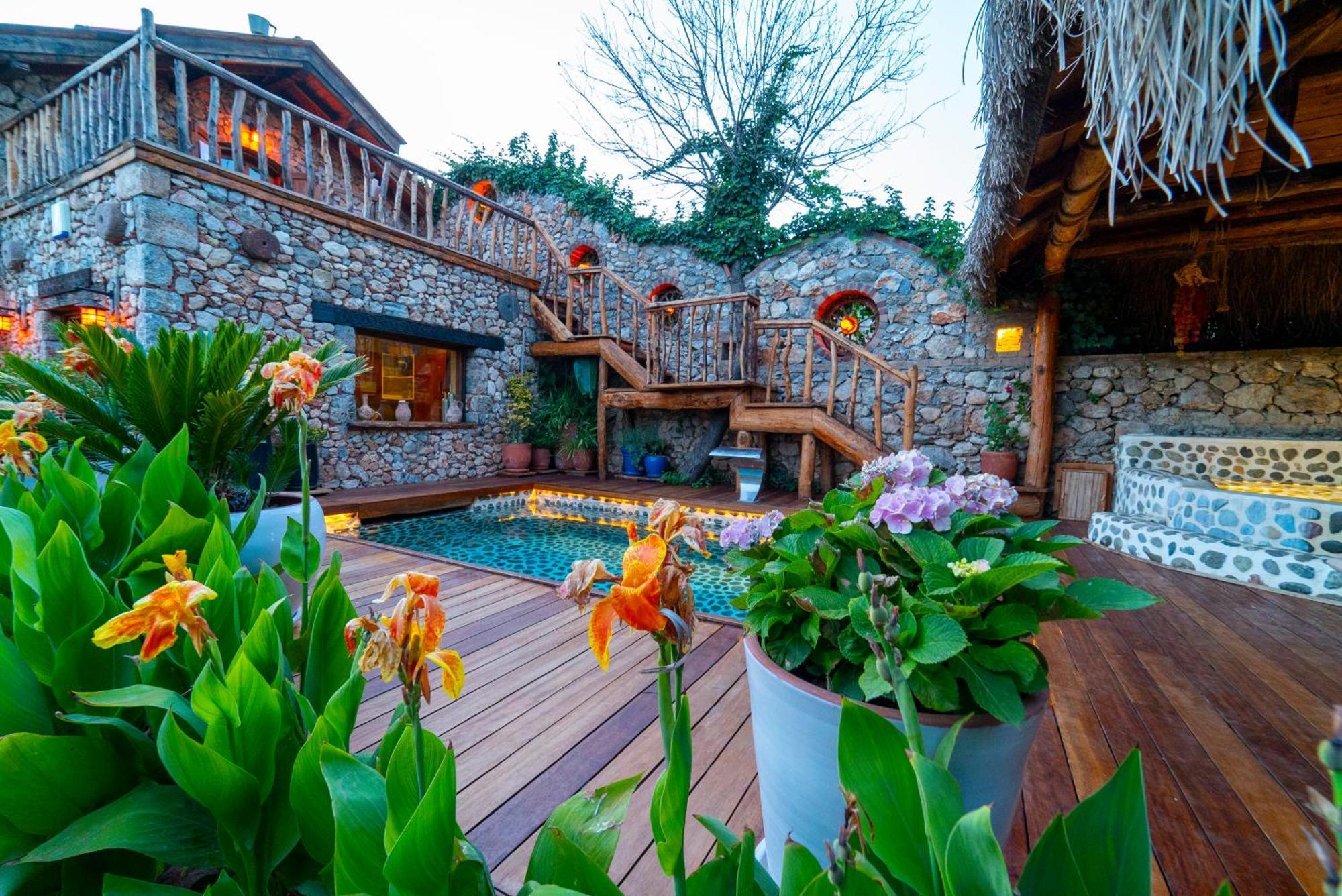 Levissi Lodge Otantic Stone Villa In Kayakoy エクステリア 写真
